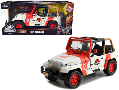 1992 Jeep Wrangler Jurassic World Movie 1/24 Diecast Model Car by Jada Jada