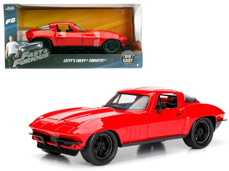 Letty's Chevrolet Corvette Fast & Furious F8 "The Fate of the Furious" Movie 1/24 Diecast Model Car by Jada Jada