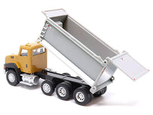 Load image into Gallery viewer, CAT Caterpillar CT660 Dump Truck Yellow and Gray 1/64 Diecast Model by Diecast Masters Diecast Masters
