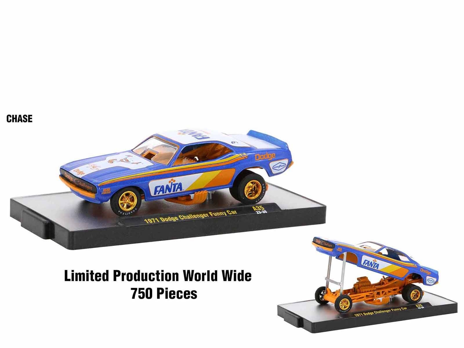 "Sodas" Set of 3 pieces Release 35 Limited Edition to 9250 pieces Worldwide 1/64 Diecast Model Cars by M2 Machines M2