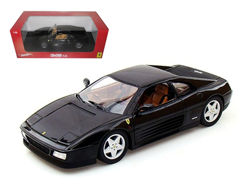 Ferrari 348 TB Black 1/18 Diecast Car Model by Hot Wheels Hotwheels