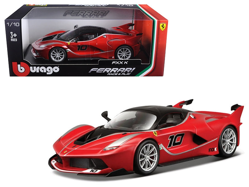 Ferrari FXX-K #10 Red 1/18 Diecast Model Car by Bburago Bburago