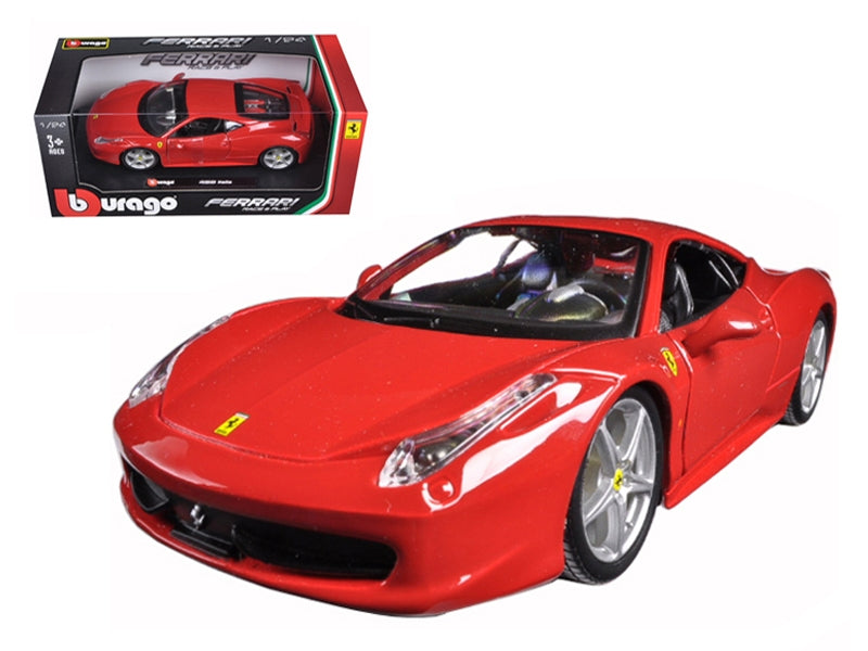 Ferrari 458 Italia Red 1/24 Diecast Model Car by Bburago Bburago