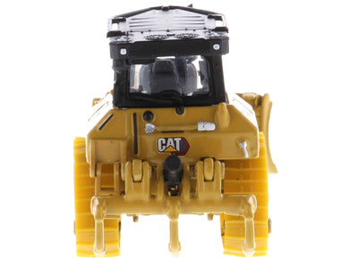 CAT Caterpillar D5 Track-Type Dozer Yellow with Fine Grading Undercarriage and Foldable Blade 