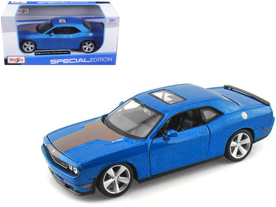 2008 Dodge Challenger SRT8 Blue Metallic 1/24 Diecast Model Car by Maisto Maisto