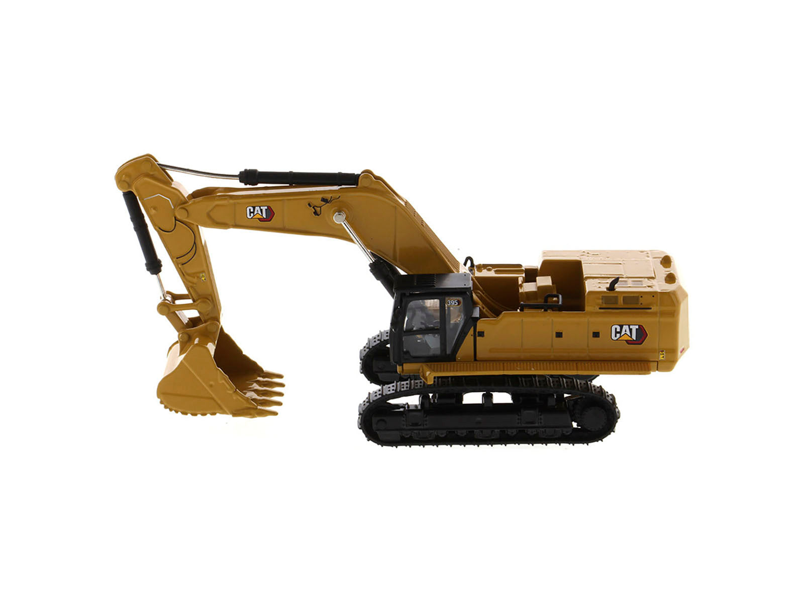 CAT Caterpillar 395 Next-Generation Hydraulic Excavator (Mass Excavation Version) Yellow "High Line Series" 1/87 (HO) Scale Diecast Model by Diecast Masters Diecast Masters