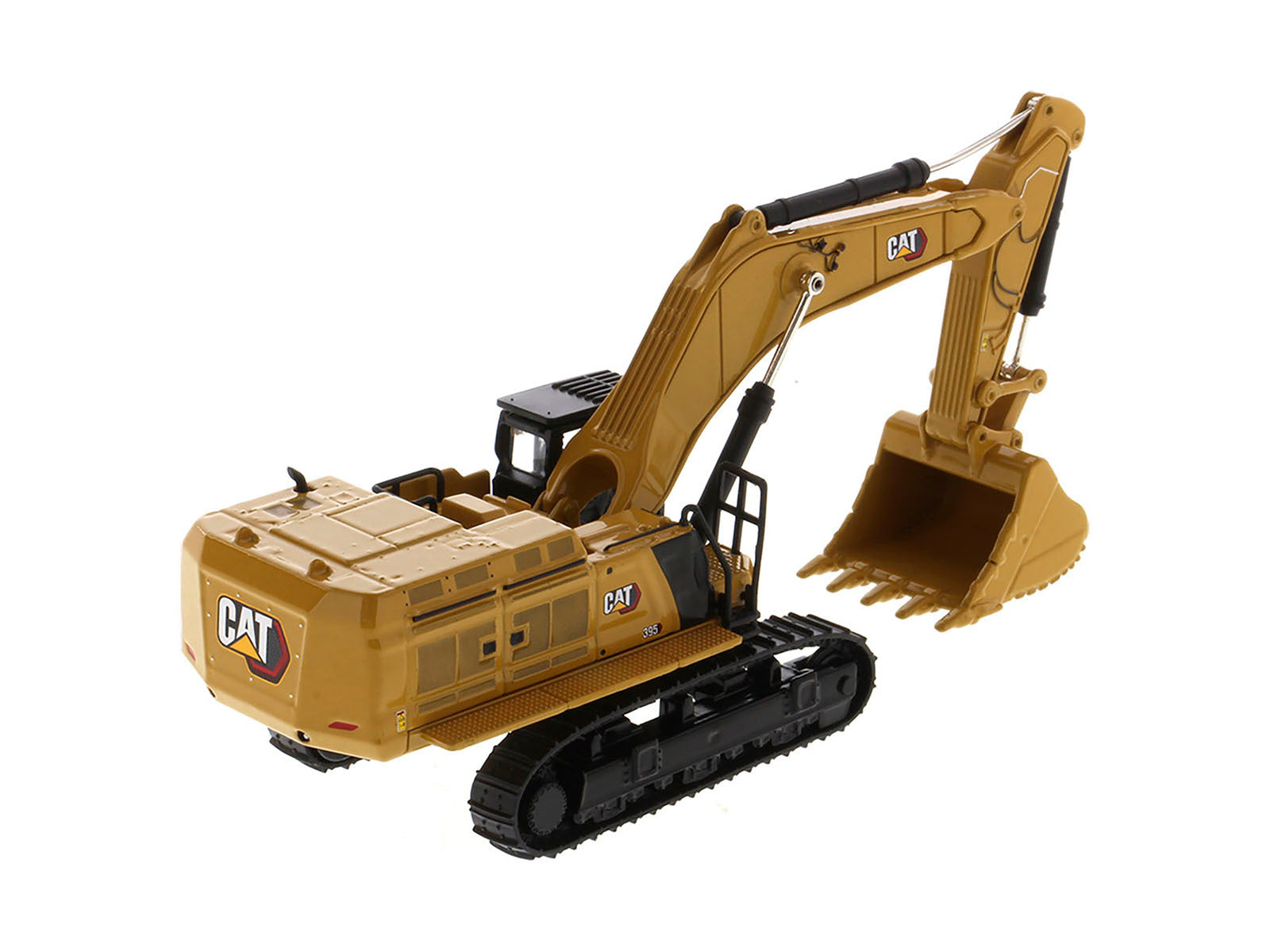 CAT Caterpillar 395 Next-Generation Hydraulic Excavator (Mass Excavation Version) Yellow "High Line Series" 1/87 (HO) Scale Diecast Model by Diecast Masters Diecast Masters