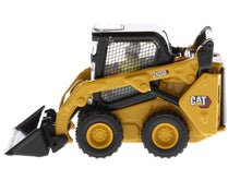 Load image into Gallery viewer, CAT Caterpillar 242D3 Wheeled Skid Steer Loader with Work Tools and Operator Yellow &quot;High Line Series&quot; 1/50 Diecast Model by Diecast Masters Diecast Masters
