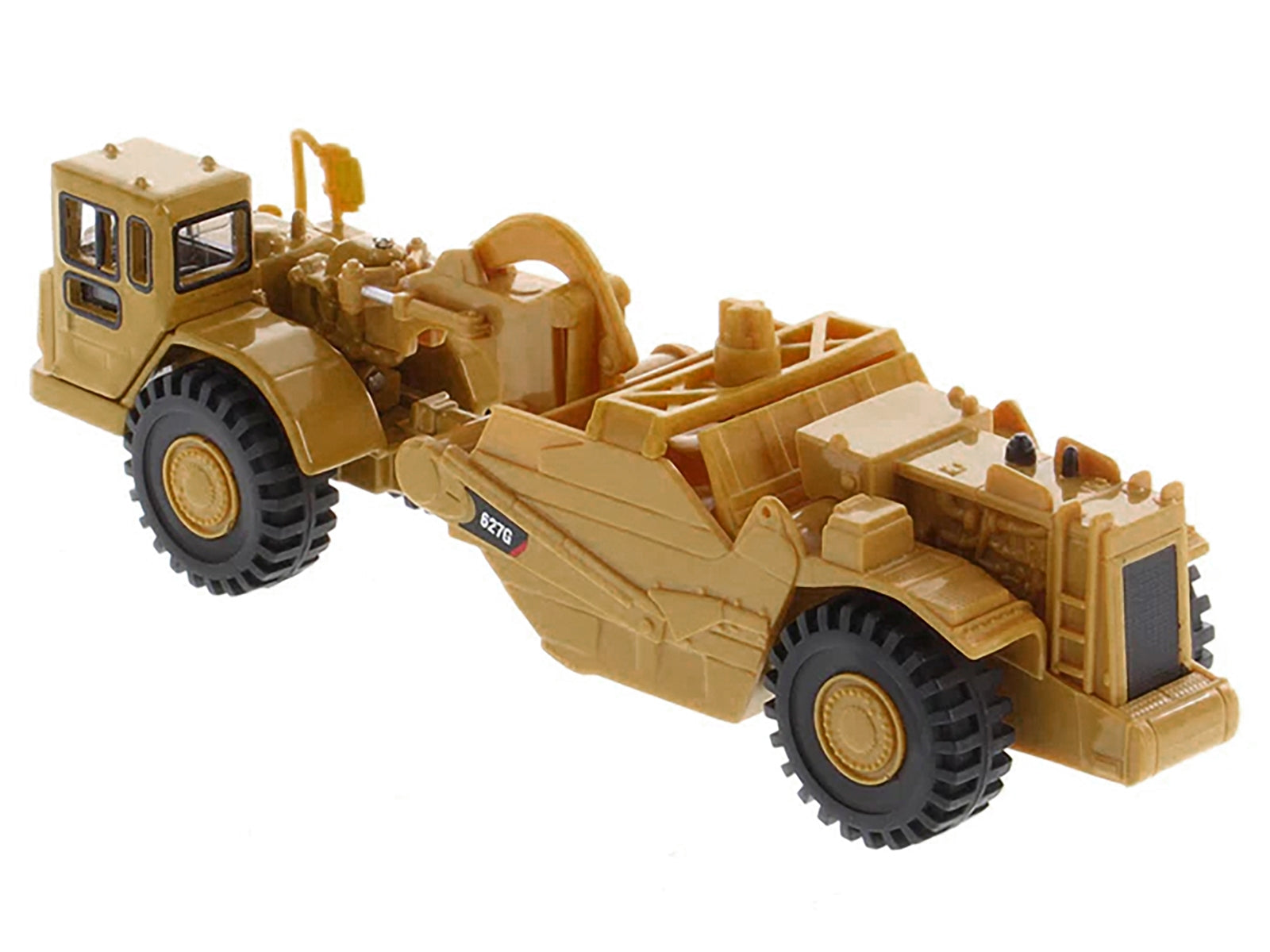 CAT Caterpillar 627G Auger Scraper Yellow 1/87 (HO) Diecast Model by Diecast Masters Diecast Masters