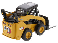 Load image into Gallery viewer, CAT Caterpillar 272D3 Skid Steer Loader with Operator Yellow &quot;High Line&quot; Series 1/32 Diecast Model by Diecast Masters Diecast Masters
