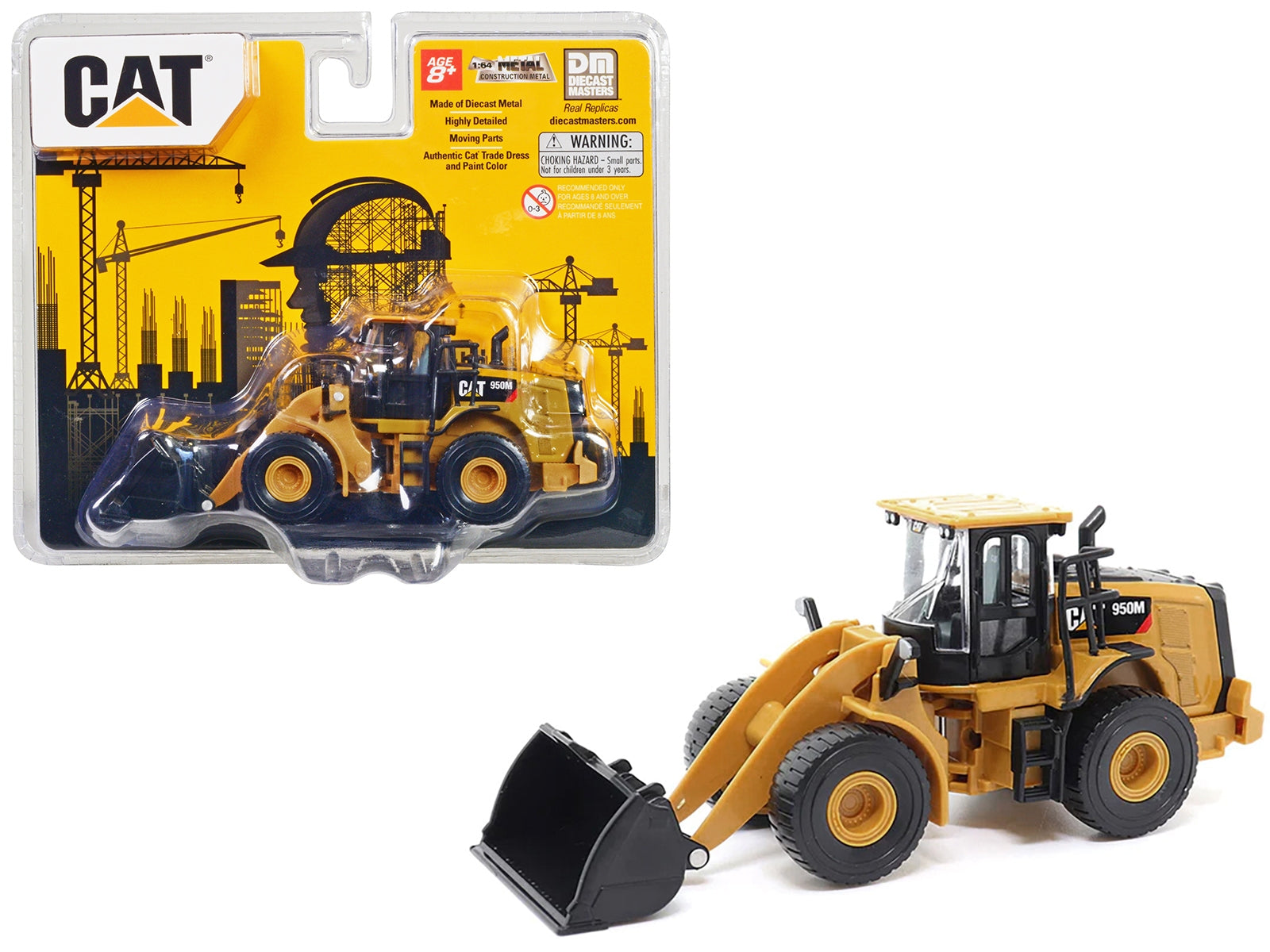 CAT Caterpillar 950M Wheel Loader Yellow 1/64 Diecast Model by Diecast Masters Diecast Masters