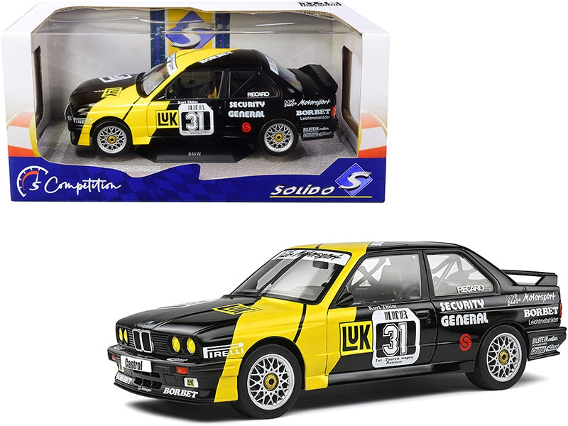 BMW E30 M3 #31 Kurt Thiim "LuK" DTM Deutsche Tourenwagen Masters (1988) "Competition" Series 1/18 Diecast Model Car by Solido Solido