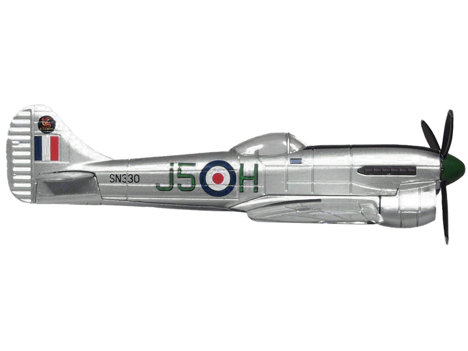 Hawker Tempest MK V Fighter Plane SN330 No.3 Squadron RAF Wunstorf Germany (1946) "Oxford Aviation" Series 1/72 Diecast Model Airplane by Oxford Diecast Oxford Diecast