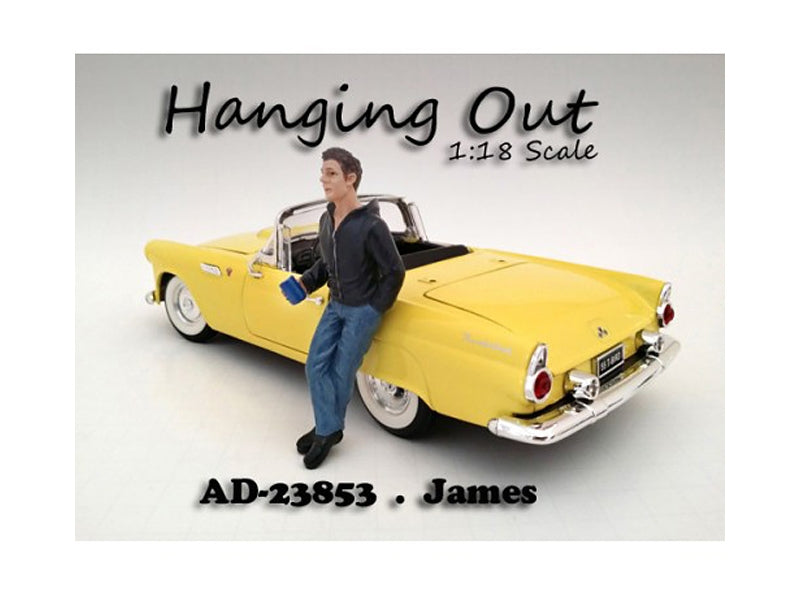 "Hanging Out" James Figure For 1:18 Scale Models by American Diorama American Diorama