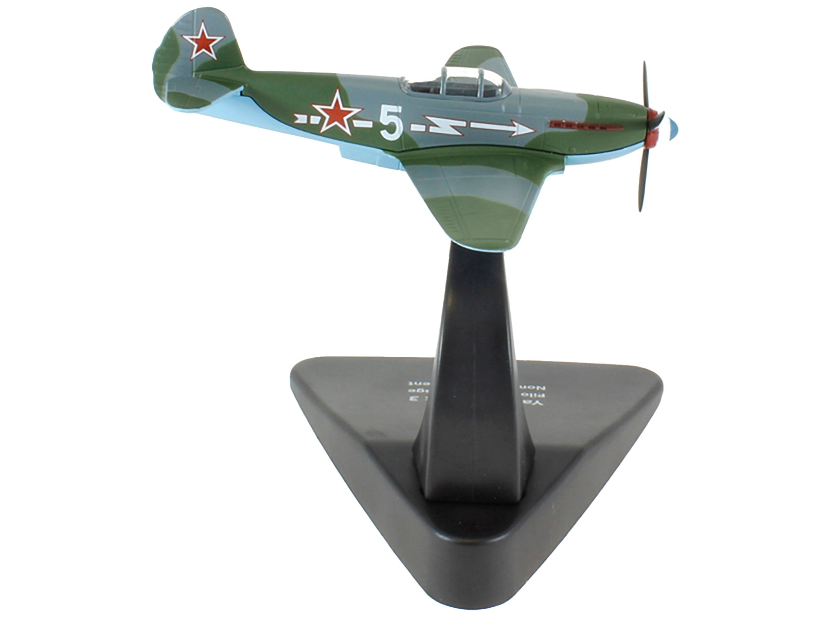 Yakovlev Yak-3 Fighter Plane Pilot Roger Sauvage Nomandie Regiment (Spring 1945) "Oxford Aviation" Series 1/72 Diecast Model Airplane by Oxford Diecast Oxford Diecast