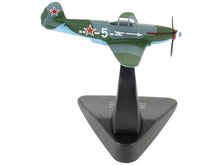 Load image into Gallery viewer, Yakovlev Yak-3 Fighter Plane Pilot Roger Sauvage Nomandie Regiment (Spring 1945) &quot;Oxford Aviation&quot; Series 1/72 Diecast Model Airplane by Oxford Diecast Oxford Diecast
