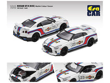 Load image into Gallery viewer, Nissan GT-R (R35) #23 White with Blue and Red Stripes &quot;Martini Racing&quot; Limited Edition to 960 pieces Worldwide 1/64 Diecast Model Car by Era Car Era Car
