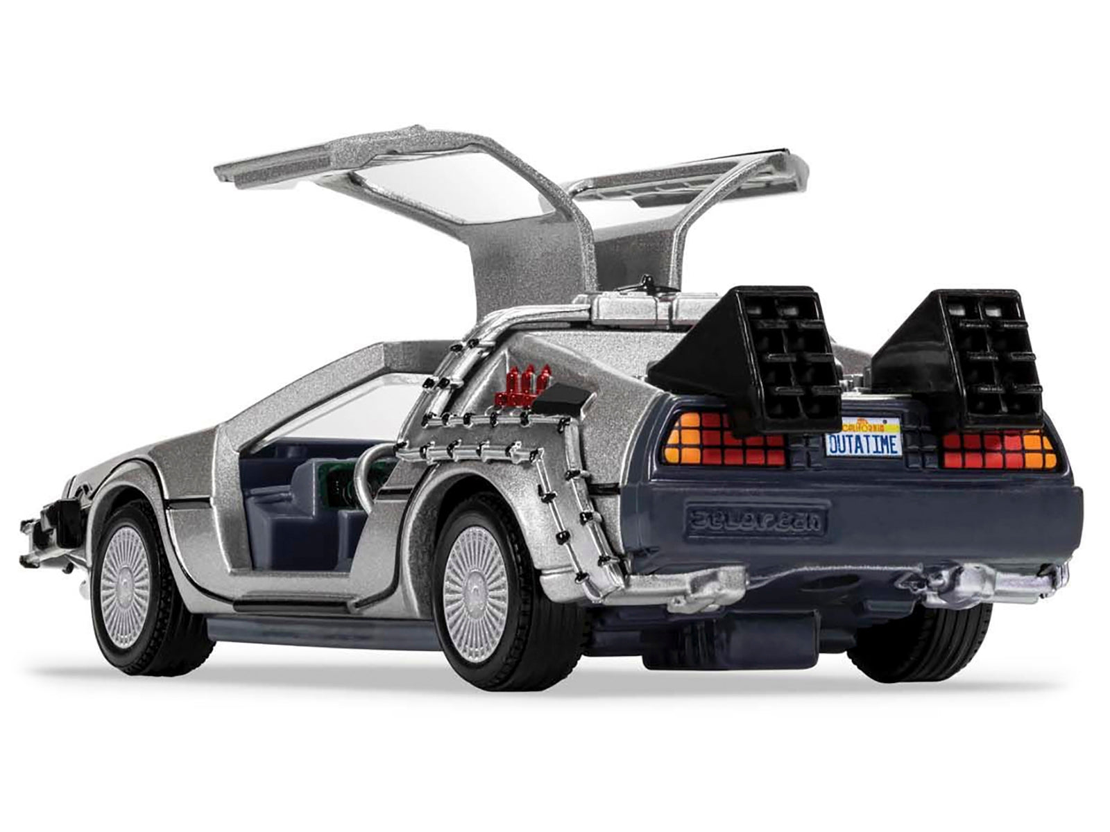 DMC DeLorean Time Machine with Doc Brown Figure "Back to the Future" (1985) Movie Diecast Model Car by Corgi Corgi