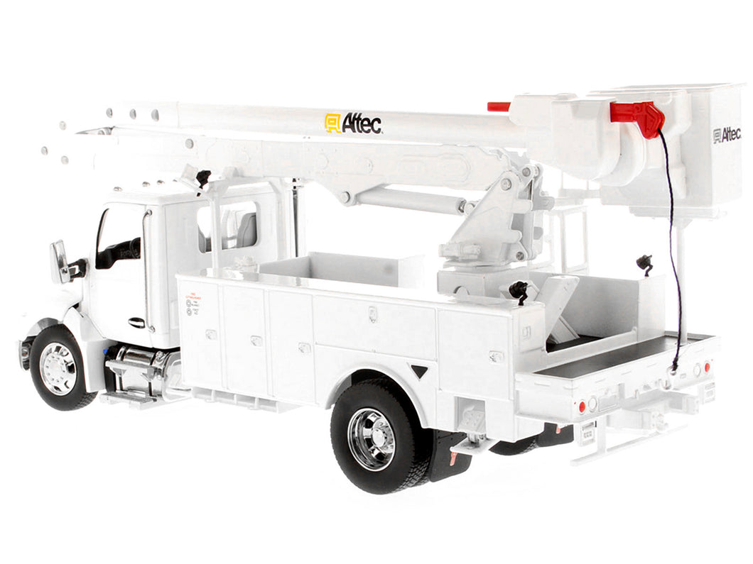 Kenworth T380 with Altec AA55 Aerial Service Truck White 