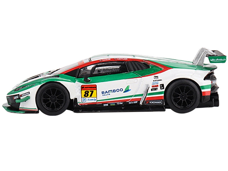 Lamborghini Huracan GT3 EVO #87 Kosuke Matsuura - Natsu Sakaguchi "Bamboo Airways - JLOC" "Super GT Series" (2022) Limited Edition 1/64 Diecast Model Car by True Scale Miniatures True Scale Miniatures