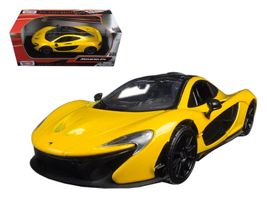 McLaren P1 Yellow 1/24 Diecast Model Car by Motormax Motormax