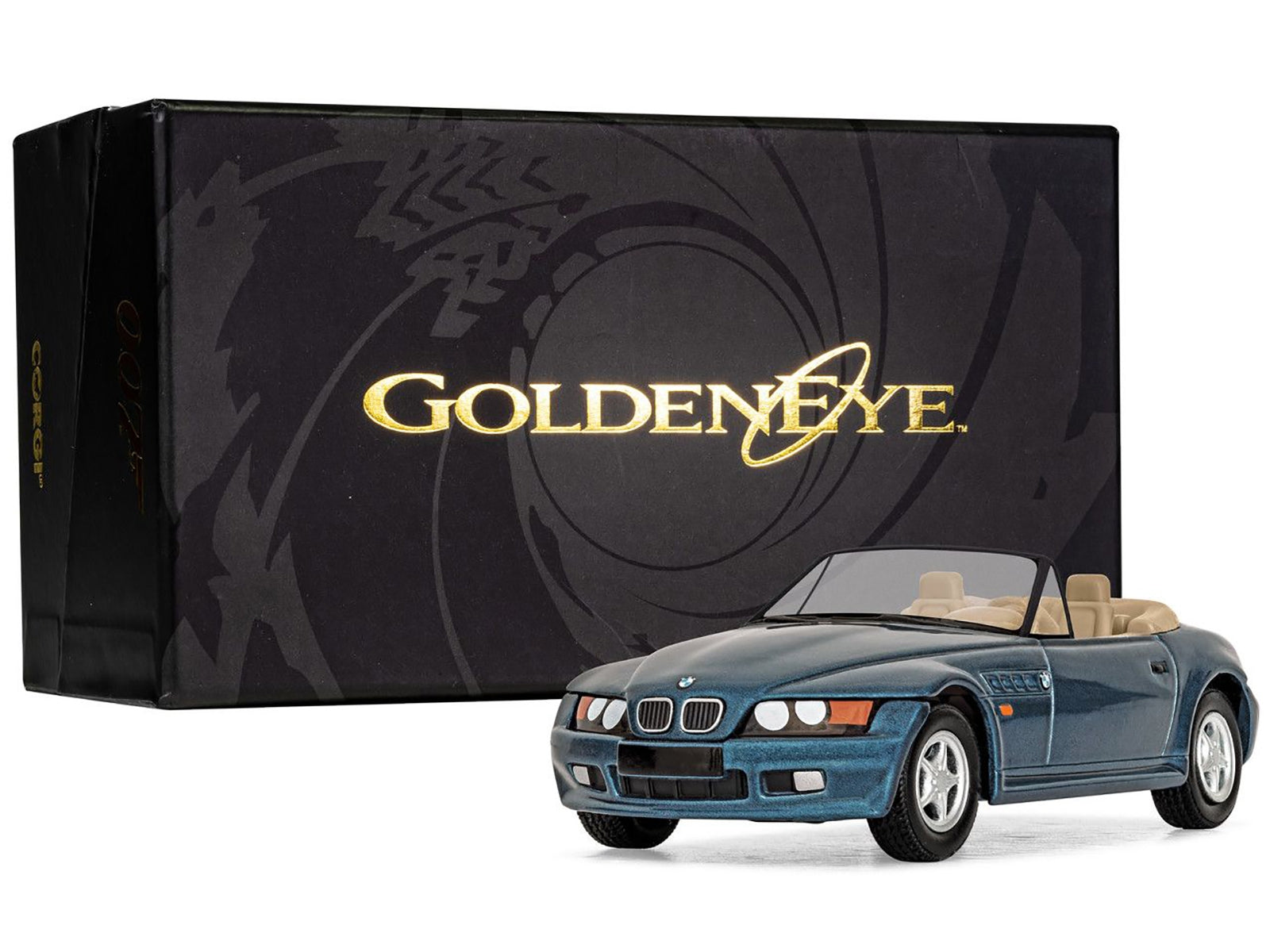 BMW Z3 Roadster Blue Metallic James Bond 007 "GoldenEye" (1995) Movie Diecast Model Car by Corgi Corgi