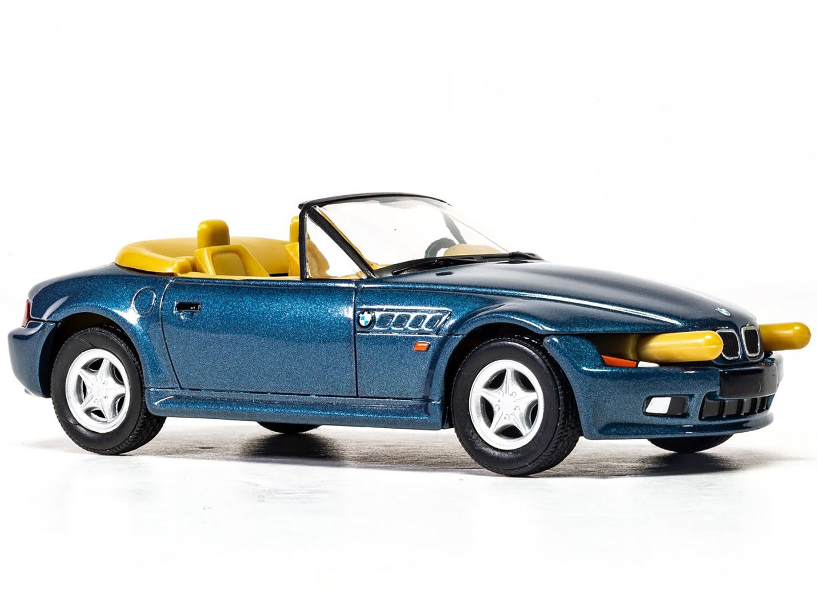 BMW Z3 Roadster Blue Metallic James Bond 007 "GoldenEye" (1995) Movie Diecast Model Car by Corgi Corgi