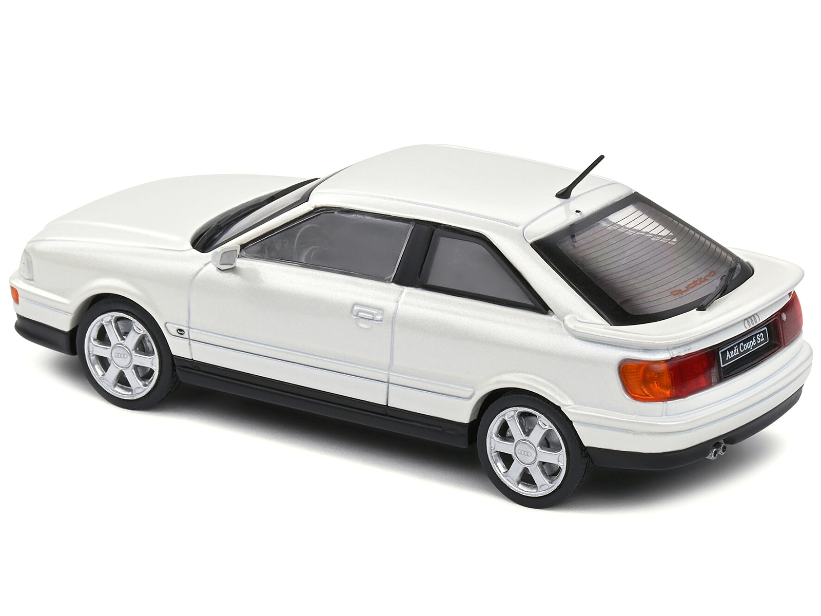 1992 Audi Coupe S2 Pearl White Metallic 1/43 Diecast Model Car by Solido Solido