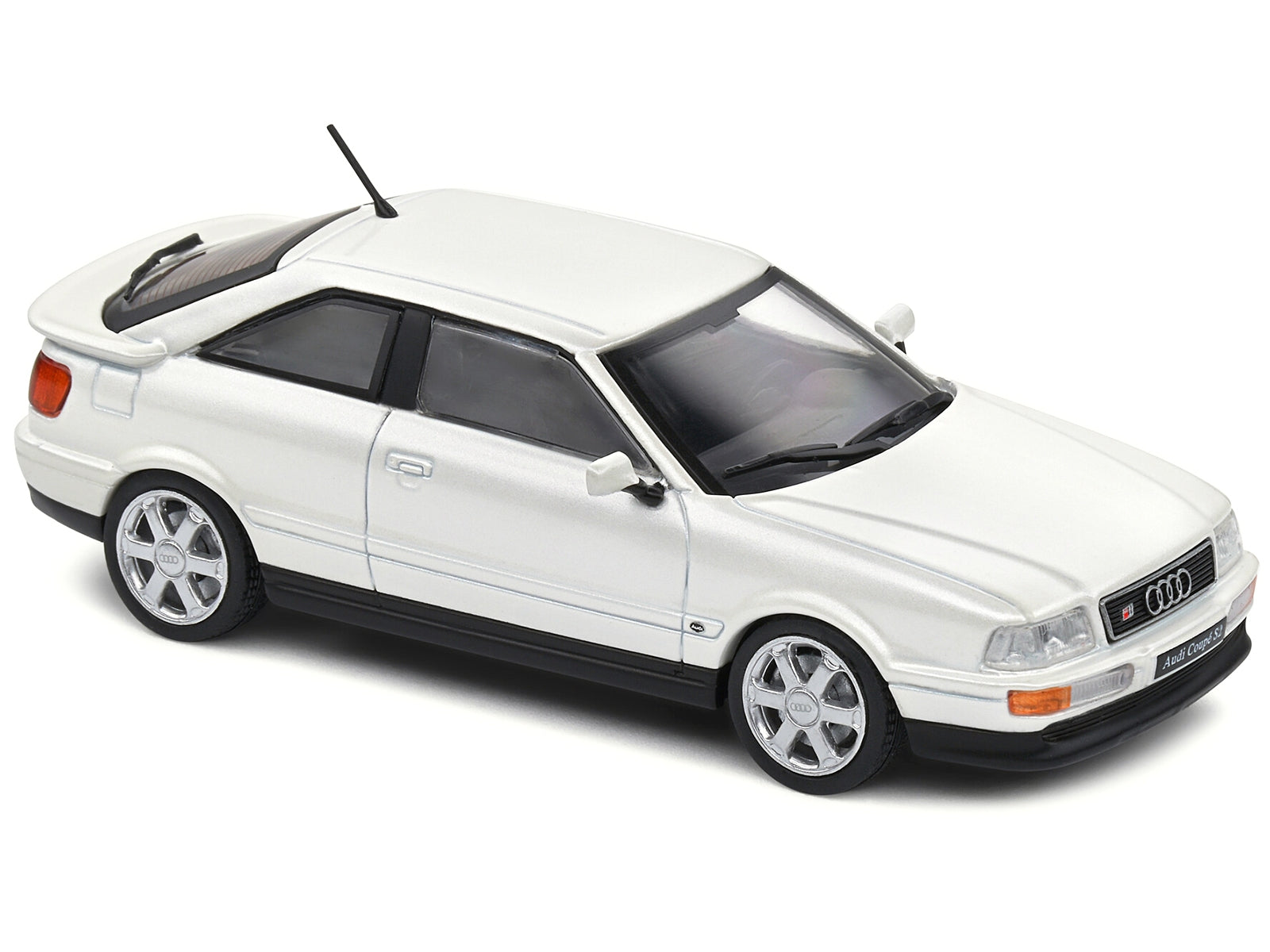 1992 Audi Coupe S2 Pearl White Metallic 1/43 Diecast Model Car by Solido Solido