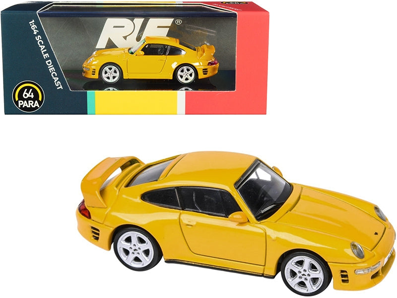 RUF CTR2 Blossom Yellow 1/64 Diecast Model Car by Paragon Paragon