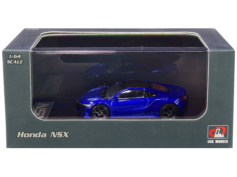 Honda NSX Blue Metallic with Carbon Top 1/64 Diecast Model Car by LCD Models LCD Models