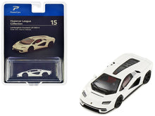 Load image into Gallery viewer, Lamborghini Countach LPI 800-4 Bianco Siderale White &quot;Hypercar League Collection&quot; 1/64 Diecast Model Car by PosterCars PosterCars
