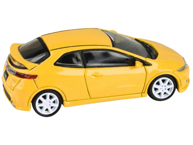 2007 Honda Civic Type R FN2 Sunlight Yellow 1/64 Diecast Model Car by Paragon Models Paragon