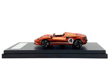 Load image into Gallery viewer, McLaren Elva Convertible #4 Matt Orange Metallic 1/64 Diecast Model Car by LCD Models LCD Models
