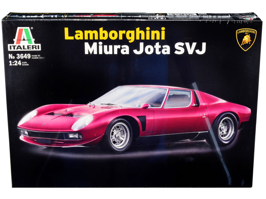 Skill 2 Model Kit Lamborghini Miura Jota SVJ 1/24 Scale Model by Italeri Italeri