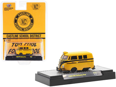 1960 Volkswagen Delivery Van School Bus Yellow with Black Stripes 