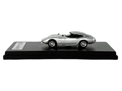 Toyota 2000GT RHD (Right Hand Drive) Silver Metallic 1/64 Diecast Model Car by LCD Models LCD Models