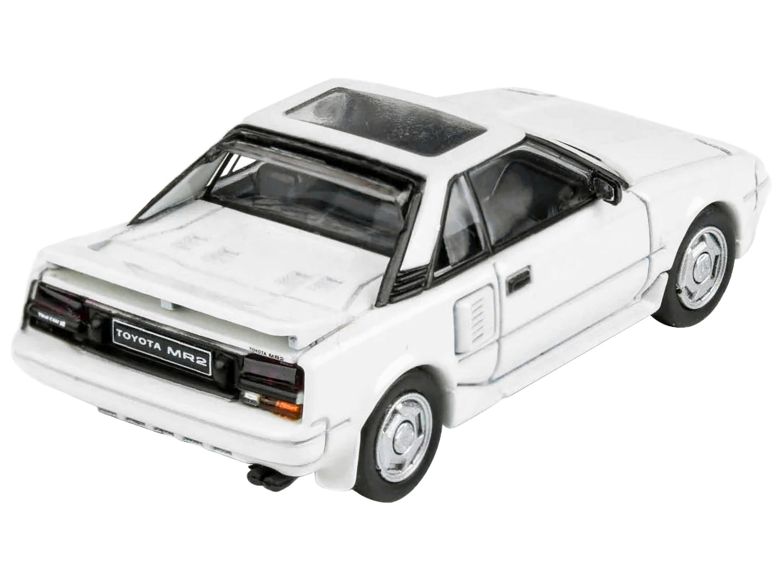 1985 Toyota MR2 MK1 Super White with Sunroof 1/64 Diecast Model Car by Paragon Models Paragon