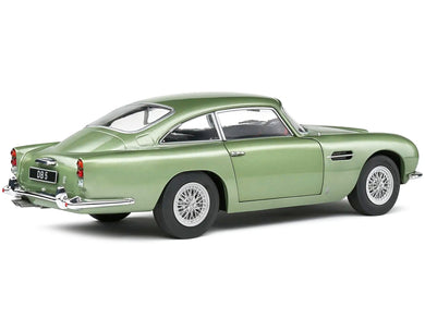 1964 Aston Martin DB5 RHD (Right Hand Drive) Porcelain Green Metallic 1/18 Diecast Model Car by Solido Solido