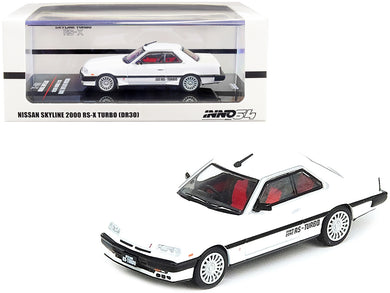 Nissan Skyline 2000 RS-X Turbo (DR30) RHD (Right Hand Drive) White 1/64 Diecast Model Car by Inno Models Inno Models