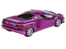 Load image into Gallery viewer, 1991 Cizeta V16T Purple Metallic 1/64 Diecast Model Car by Paragon Models Paragon
