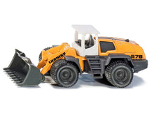 Load image into Gallery viewer, Liebherr 576 Wheel Loader Yellow with White Top Diecast Model by Siku SIKU
