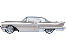 Load image into Gallery viewer, 1957 Cadillac Eldorado Brougham Sandalwood Beige Metallic with Silver Top 1/87 (HO) Scale Diecast Model Car by Oxford Diecast Oxford Diecast
