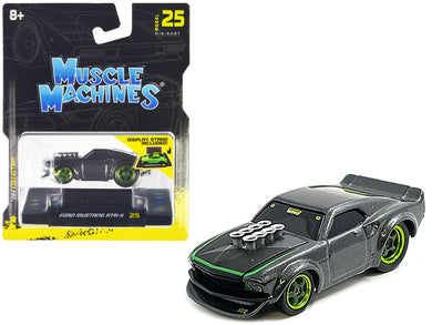 Ford Mustang RTR-X Gray Metallic 1/64 Diecast Model Car by Muscle Machines Muscle Machines