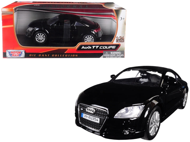 Audi TT Coupe Black 1/24 Diecast Model Car by Motormax Motormax