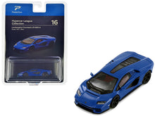 Load image into Gallery viewer, Lamborghini Countach LPI 800-4 Blue &quot;Hypercar League Collection&quot; 1/64 Diecast Model Car by PosterCars PosterCars
