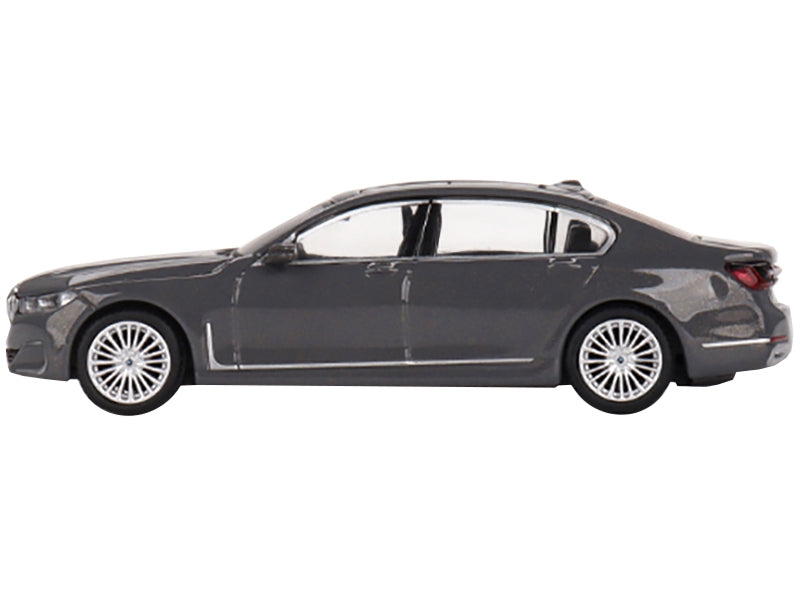 BMW 750Li xDrive Bernina Gray Amber Effect with Sunroof Limited Edition to 2400 pieces Worldwide 1/64 Diecast Model Car by True Scale Miniatures True Scale Miniatures