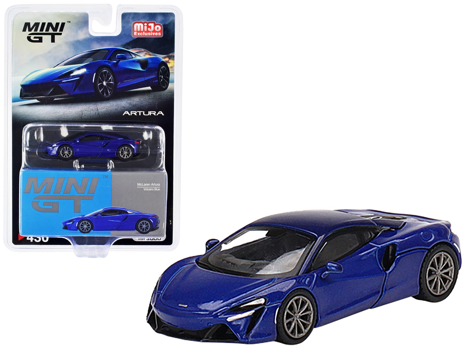 McLaren Artura Volcano Blue Metallic Limited Edition to 3000 pieces Worldwide 1/64 Diecast Model Car by True Scale Miniatures True Scale Miniatures