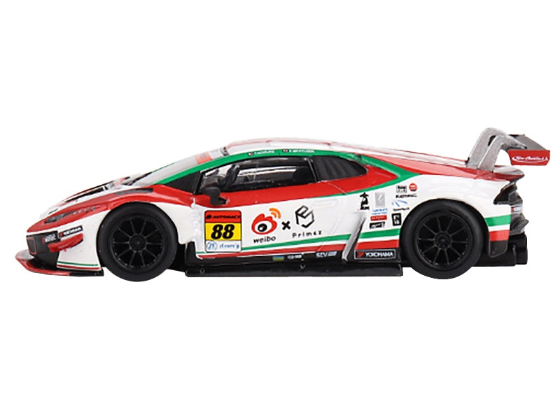 Lamborghini Huracan GT3 EVO #88 Takashi Kogure - Yuya Motojima "Weibo Primez - JLOC" "Super GT Series" (2022) Limited Edition 1/64 Diecast Model Car by True Scale Miniatures True Scale Miniatures