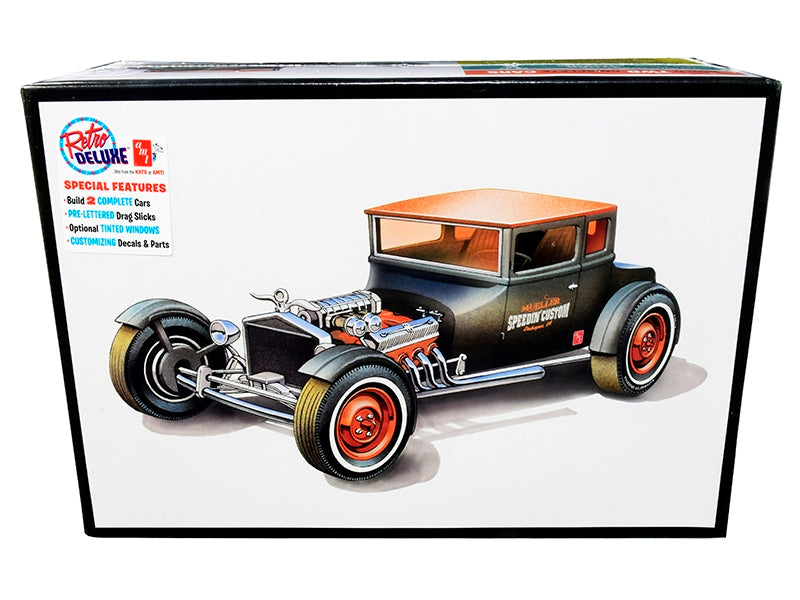 Skill 2 Model Kit 1925 Ford Model T "Chopped" Set of 2 pieces 1/25 Scale Model by AMT AMT